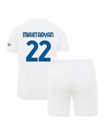 Inter Milan Henrikh Mkhitaryan #22 Vieraspaita Lasten 2023-24 Lyhythihainen (+ shortsit)